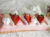 Bavarois aux fraises