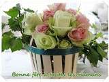 Billet tout doux, pour les mamans........Des fleurs et des gourmandises