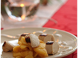 Boudin blanc truffé aux pommes poêlées....simple mais quel régal