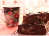 Gâteau au chocolat et poires  healthy  mousseux et excellent