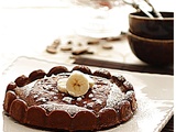 Gâteau cacao, banane, peanuts sans gluten..... Un régal