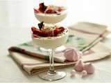 Mousse de fromage blanc aux fraises