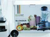 Nouveau compagnon dans ma cuisine: blender haute performance bio chef de vitality