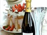 Nouveau partenaire Champagne de Sousa et recette de charlotte aux fraises incroyable