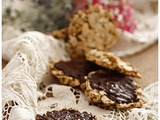 Petits biscuits healthy aux flocons d'avoine et chocolat.......trop bons