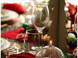 Table de Noël  Carreaux écossais 