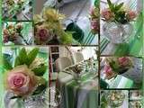 Table  fragrances rose et menthe  de jean vier