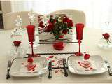 Table Saint-Valentin  Lady Diamont  et grand jeu-concours St-Valentin chez Nicole Passions