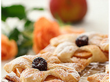 Tarte feuilletée individuelle aux pommes, croustillante et bluffante dans son montage