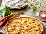 Tarte rustique à la rhubarbe