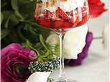 Verrine aux fraises, ça ne se refuse pas