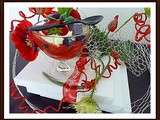 Verrine de fruits rouges et mousse de fromage blanc