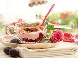 Verrine  dessert  pour  Octobre Rose 