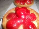 Encore des Tartelettes, mais cette fois ci aux Fraises