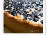 18ème ronde interblogs : tarte aux myrtilles et mascarpone de Nathaelle