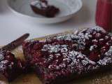 Brownies aux framboises