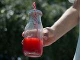 Limonade aux framboises