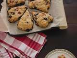 Scones aux petits fruits et au chocolat blanc