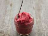 Sorbet aux fraises et aux framboises