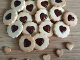 Biscuits a l'huile de coco et ganache chocolat