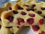 Fondant Chocolat Blanc / Framboises