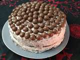 Layer Cake Chocolat Kit Kat et Maltesers