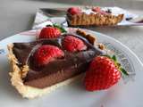 Tarte au mètre Fraise Chocolat