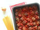 Boulettes au four avec cœur de fromage