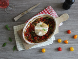 Burrata aux poivrons et tomates confits