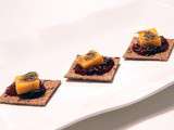 Crackers au cheddar et tomato relish