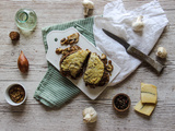 Croque-monsieur au morbier et champignons