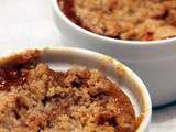 Crumble à l’ancienne au caramel au beurre salé