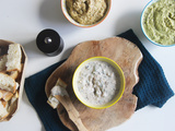 Dip au fromage blanc, olives noires et citron confit
