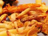 Frites de patate douce au curry