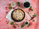 Gâteau fondant au cassis