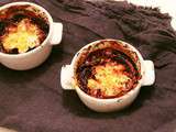 Gratin d’oignons rouges