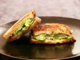 Grilled cheese bleu avocat