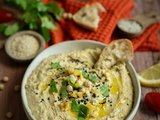 Houmous au citron confit et coriandre