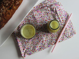 Jus de pommes et rhubarbe