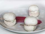 Macarons de champignons au fromage frais