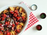 Nachos aux haricots rouges et cheddar