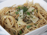 One pan pasta à l’ail et au parmesan