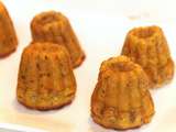 Petits cannelés au potimarron et comté