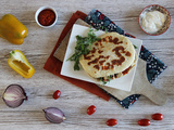 Pitas à l’halloumi et à l’ajvar