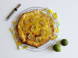 Tarte au citron vert et fromage frais