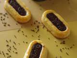 Barquettes mangue et chocolat