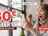 Bons d'achat sur la boutique en ligne