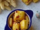 Bouchées aux lardons, gruyère et parmesan