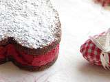 Coeurs glacés aux fruits rouges-chocolat {Recette de St Valentin}