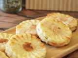 Croque flower power à la truite fumée